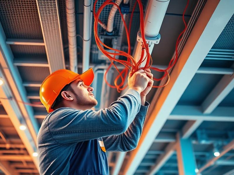 Materiales eléctricos organizados para entrega a clientes